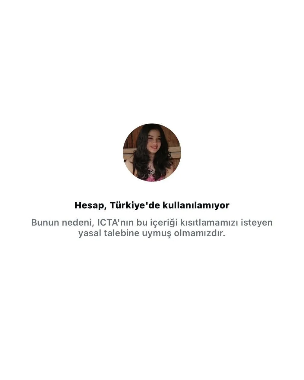 Kübra Süzgün hesabına erişim engeli getirildi: Süreç