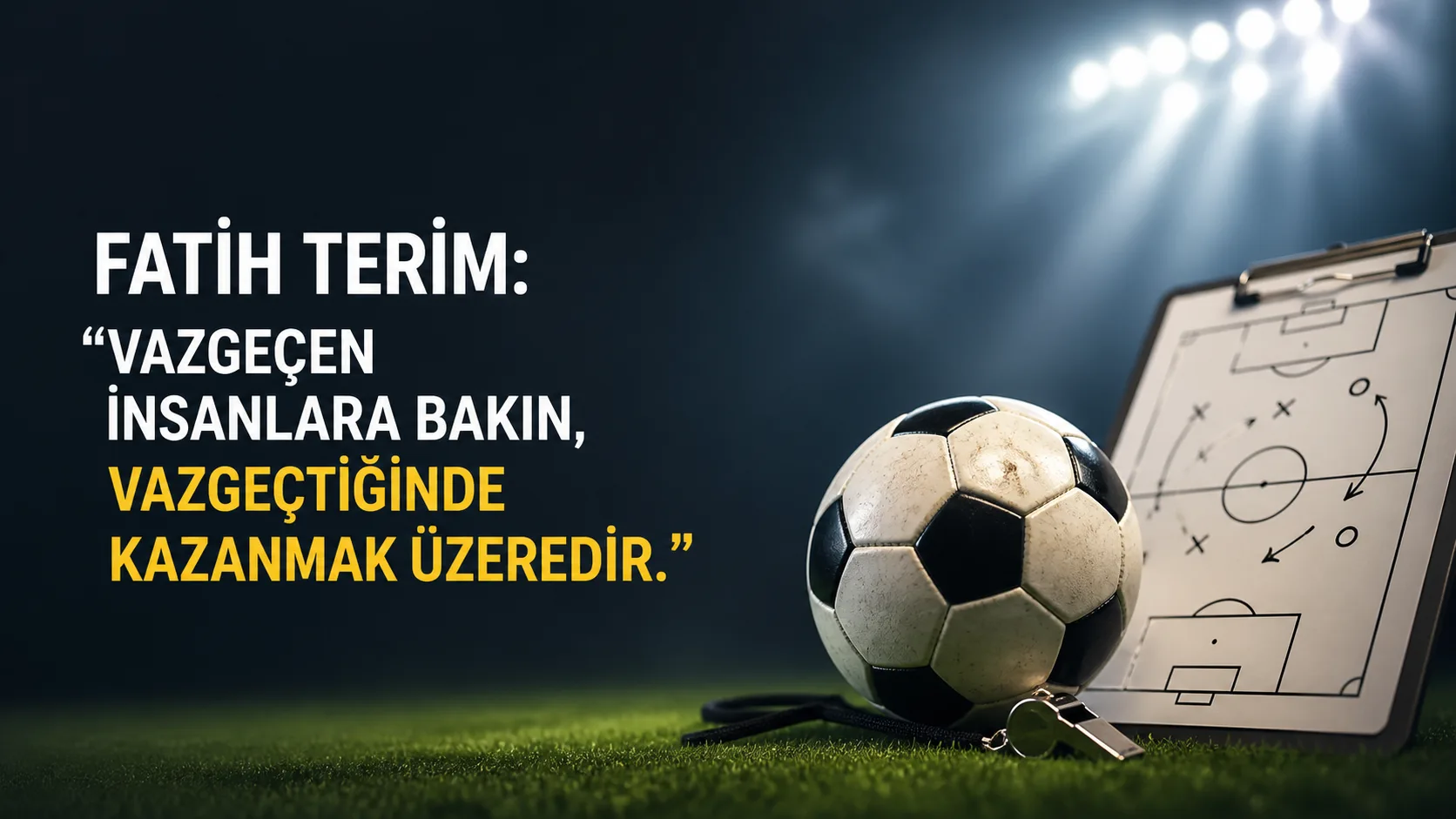 Fatih Terim'den vazgeçmemek üzerine dikkat çeken sözler